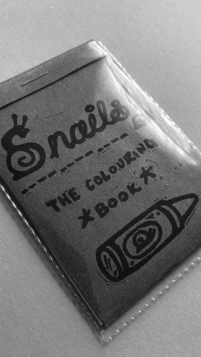 Snail Linocut Colouring Book